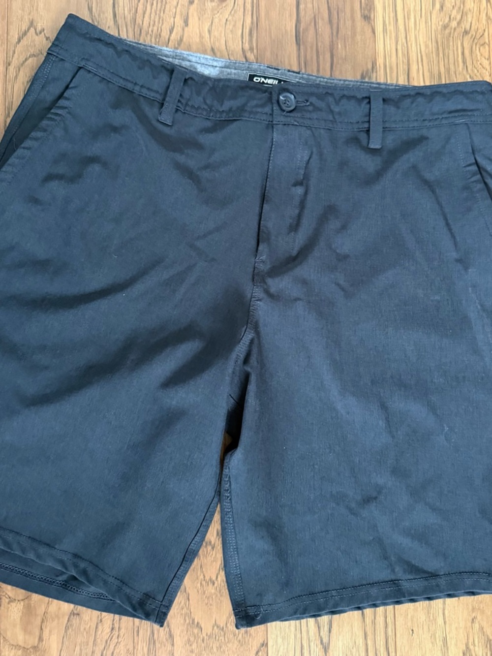 O'Neill Men's Dark Grey Hydrid Shorts in Size 36